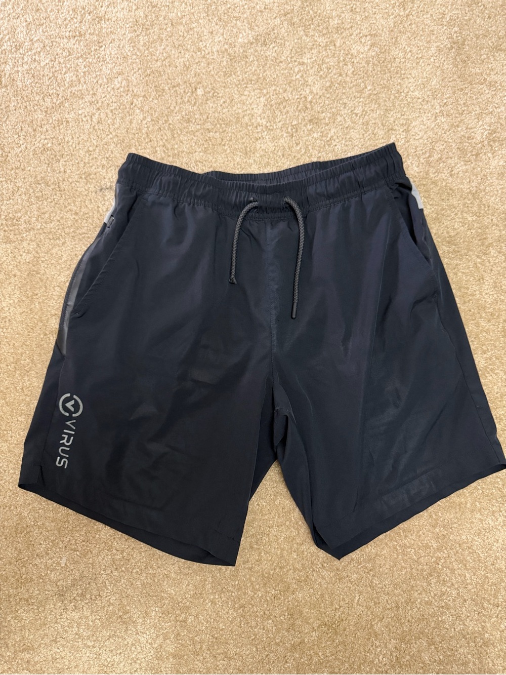 Virus Black Performance Training Shorts